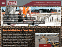 Tablet Screenshot of coloradogrouting.com